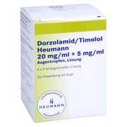 DORZOLAMID/Timolol Heumann 20 mg/ml+5 mg/ml ATR 4X5 ml