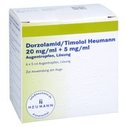 DORZOLAMID/Timolol Heumann 20 mg/ml+5 mg/ml ATR 6X5 ml