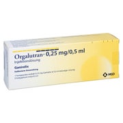 ORGALUTRAN 0,25 mg/0,5 ml Inj.-Lsg.i.e.Fertigspr. 1X5 St