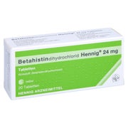 BETAHISTINDIHYDROCHLORID Hennig 24 mg Tabletten 20 St
