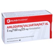 AMLODIPIN/Valsartan/HCT AL 5/160/25 mg 98 St