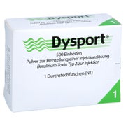 DYSPORT 500 Einheiten Pulver z.Herst.e.Inj.-Lsg. 1 St
