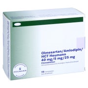 OLMESARTAN/Amlodipin/HCT Heumann 40/5/25mg FTA 98 St