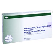 OLMESARTAN/Amlodipin/HCT Heumann 40/10/12,5mg FTA 28 St