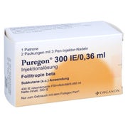 PUREGON 300 I.E./0,36 ml Injekt.-Lsg.i.Pat.+6 Nad. 1 St