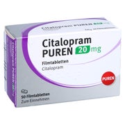 Citalopram Puren 20 mg Filmtabletten 50 St