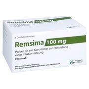 REMSIMA 100 mg Plv.f.e.Konz.z.Her.e.Inf.-Lsg.Dsfl. 5 St