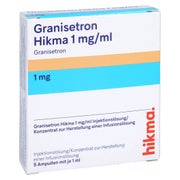 GRANISETRON Hikma 1 mg/ml Inj.-L./Konz.z.H.Inf.-L. 5X1 ml