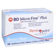 BD Micro-fine+ Pen-nadeln 0,25x8 mm 31 G 100 St