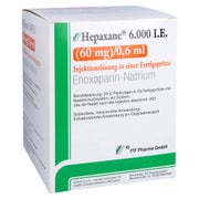 HEPAXANE 6.000 I.E. 60 mg/0,6 ml Inj.-Lsg.i.e.FS 20 St