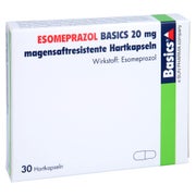 ESOMEPRAZOL BASICS 20 mg magensaftres.Hartkapseln 30 St