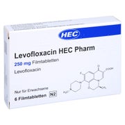 LEVOFLOXACIN HEC Pharm 250 mg Filmtabletten 6 St