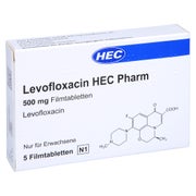 LEVOFLOXACIN HEC Pharm 500 mg Filmtabletten 5 St