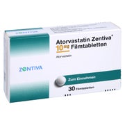 ATORVASTATIN Zentiva 10 mg Filmtabletten 30 St