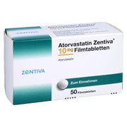 ATORVASTATIN Zentiva 10 mg Filmtabletten 50 St