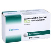 ATORVASTATIN Zentiva 20 mg Filmtabletten 50 St