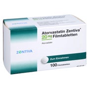ATORVASTATIN Zentiva 20 mg Filmtabletten 100 St