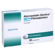 ATORVASTATIN Zentiva 40 mg Filmtabletten 30 St