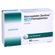 ATORVASTATIN Zentiva 40 mg Filmtabletten 50 St