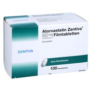 ATORVASTATIN Zentiva 60 mg Filmtabletten 100 St