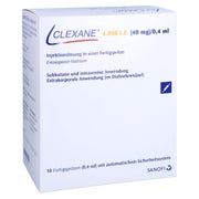 CLEXANE 4.000 I.E. 40mg/0,4ml ILO F.Sp.+Sich-Sys. 10 St