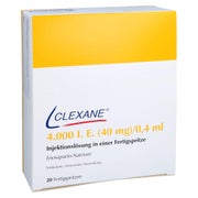 CLEXANE 4.000 I.E. 40mg/0,4ml Inj.-Lsg.i.e.F.-Sp. 20 St
