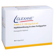 CLEXANE 4.000 I.E. 40mg/0,4ml Inj.-Lsg.i.e.F.-Sp. 50 St