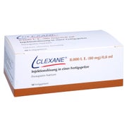 CLEXANE 8.000 I.E. 80mg/0,8ml Inj.-Lsg.i.e.F.-Sp. 10 St