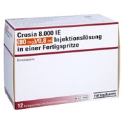 CRUSIA 8.000 I.E. 80 mg/0,8 ml ILO F.Sp.+Sich-Sys. 12 St