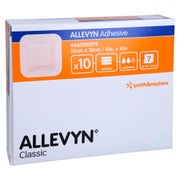 Allevyn Adhesive 10x10 cm haftende Wunda 10 St