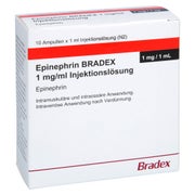 EPINEPHRIN BRADEX 1 mg/ml Injektionslösung Amp. 10X1 ml