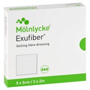 Exufiber 5x5 cm Gel-Faserverband 10 St
