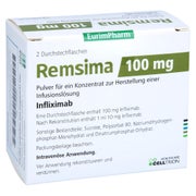 REMSIMA 100 mg Plv.f.e.Konz.z.Her.e.Inf.-Lsg.Dsfl. 2 St