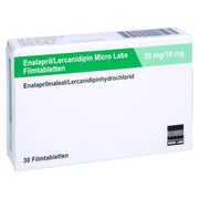 ENALAPRIL/Lercanidipin Micro Labs 20 mg/10 mg FTA 30 St