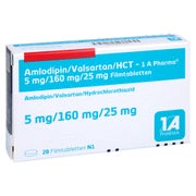AMLODIPIN/Valsartan/HCT-1A Pharma 5mg/160mg/25mg 28 St
