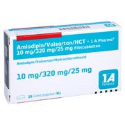 AMLODIPIN/Valsartan/HCT-1A Pharma 10mg/320mg/25mg 28 St