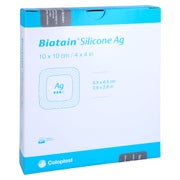 Biatain Silicone Ag Schaumverband 10x10 5 St