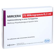 MIRCERA 75 Mikrogramm/0,3 ml Inj.-Lsg.i.e.F.-Sp. 3 St