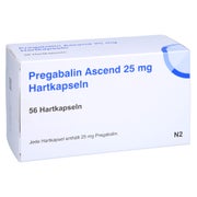 Pregabalin Ascend 25 mg Hartkapseln 56 St
