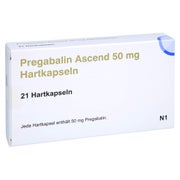 Pregabalin Ascend 50 mg Hartkapseln 21 St