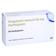 Pregabalin Ascend 50 mg Hartkapseln 56 St
