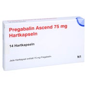 Pregabalin Ascend 75 mg Hartkapseln 14 St