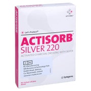 Actisorb 220 Silver 6,5x9,5 cm steril Ko 10 St