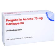 Pregabalin Ascend 75 mg Hartkapseln 70 St