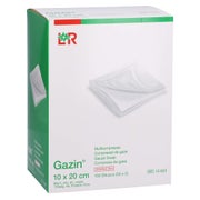 Gazin Mullkomp.10x20 cm steril 8fach 50X2 St