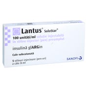 LANTUS 100 E/ml SoloStar Inj.-Lsg.i.e.Fertigpen 5X3 ml
