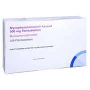 MYCOPHENOLATMOFETIL Ascend 500 mg Filmtabletten 250 St