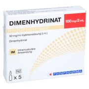 DIMENHYDRINAT PANPHARMA 50 mg/ml Inj.-Lsg. i.m. 5X2 ml
