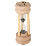 Zahnputzuhr Holz 3 Minuten Timer 1 St