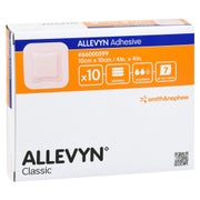 Allevyn Adhesive 10x10 cm haftende Wunda 10 St